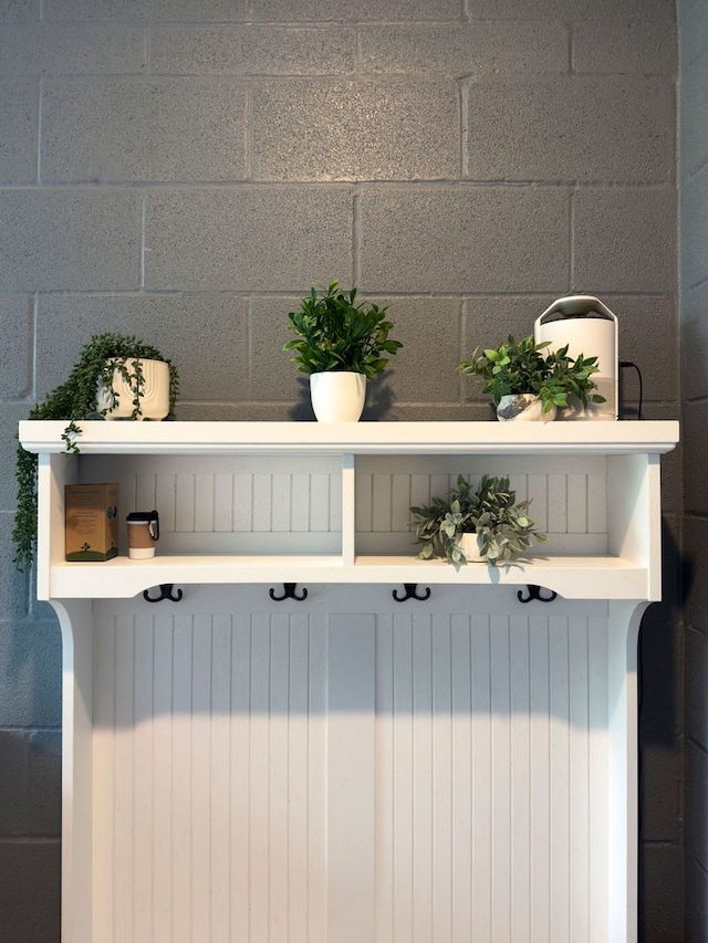 7230 W Belden Ave Unit 3, Elmwood Park, IL 60707 - detailed view of concrete block wall