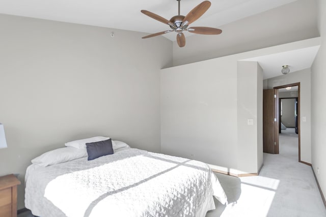 1100 E Cambria Ln, Lombard, IL 60148 - bedroom with light carpet and ceiling fan