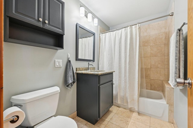 1247 W Roscoe St Unit 2, Chicago, IL 60657 - full bathroom with toilet, shower / bath combo, and vanity