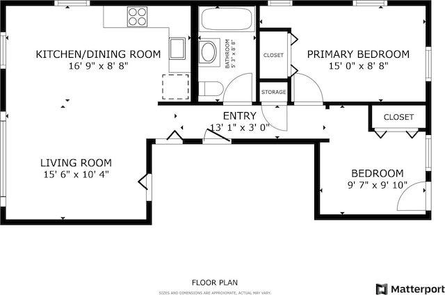 1247 W Roscoe St Unit 2, Chicago, IL 60657 - home floor plan