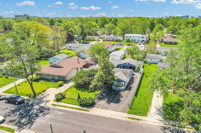 1309 Eureka St, Urbana, IL 61801 - aerial perspective of suburban area