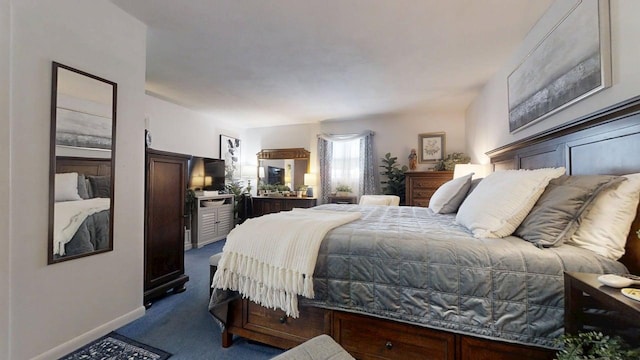 1309 Eureka St, Urbana, IL 61801 - bedroom featuring dark carpet and baseboards