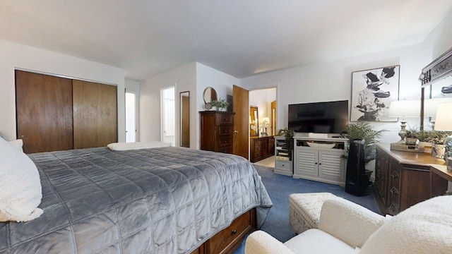 1309 Eureka St, Urbana, IL 61801 - carpeted bedroom with a closet and connected bathroom