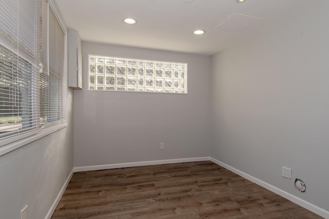 15413 Dobson Ave, Dolton, IL 60419 - unfurnished room with recessed lighting, baseboards, and wood finished floors