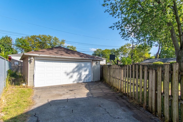 15413 Dobson Ave, Dolton, IL 60419 - detached garage featuring fence