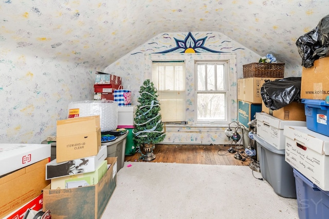 view of storage room