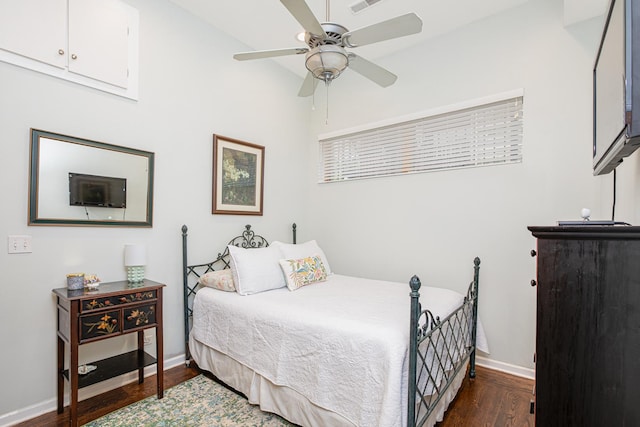 937 N Willard Ct Unit 1, Chicago, IL 60642 - bedroom with wood finished floors, baseboards, and a ceiling fan