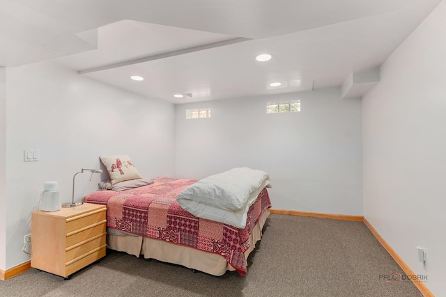 7220 W Ibsen St, Chicago, IL 60631 - carpeted bedroom with recessed lighting and baseboards