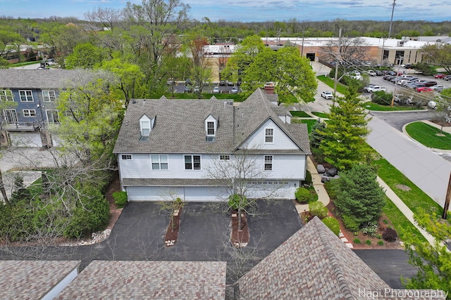 623 Broadway St, Libertyville, IL 60048 - bird's eye view featuring a residential view