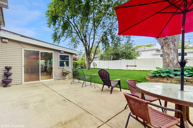 1288 N Ashland Ave, Palatine, IL 60074 - view of patio featuring outdoor dining space