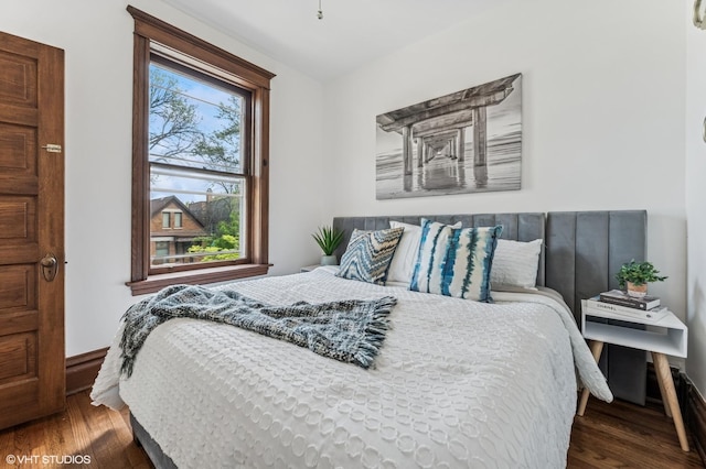 2137 W Cortez St Unit 2, Chicago, IL 60622 - bedroom with wood finished floors and baseboards