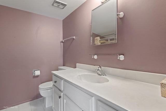 9199 N Rd Unit E, Palos Hills, IL 60465 - bathroom with vanity and tile patterned flooring