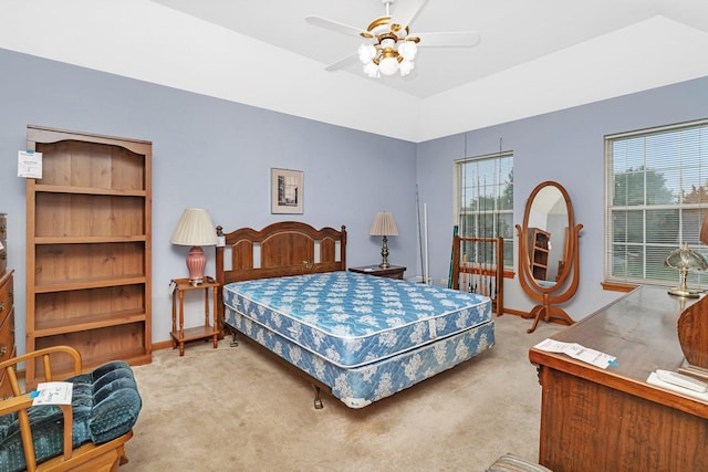 25056 Madison St, Plainfield, IL 60544 - carpeted bedroom with baseboards and ceiling fan