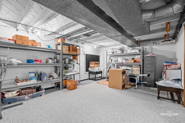 811 W Galena Blvd, Aurora, IL 60506 - unfinished basement with carpet