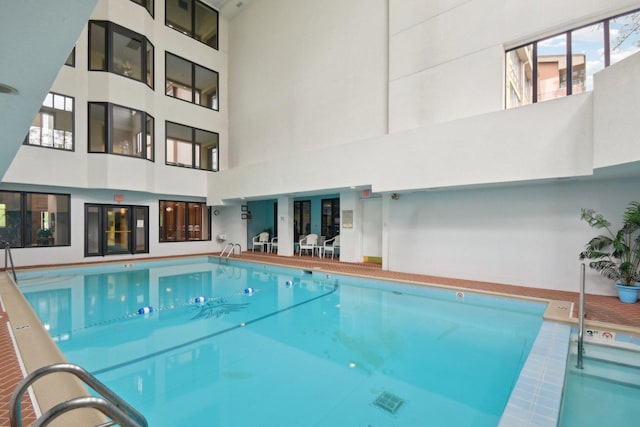 view of indoor community pool