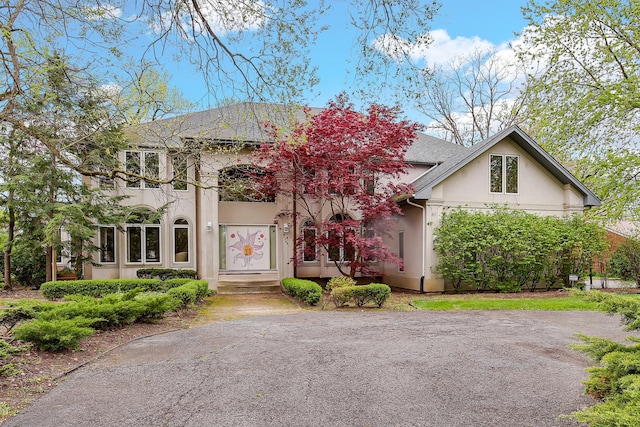 1730 Cambridge Ave, Flossmoor, IL 60422 - view of front of property with roof with shingles and stucco siding