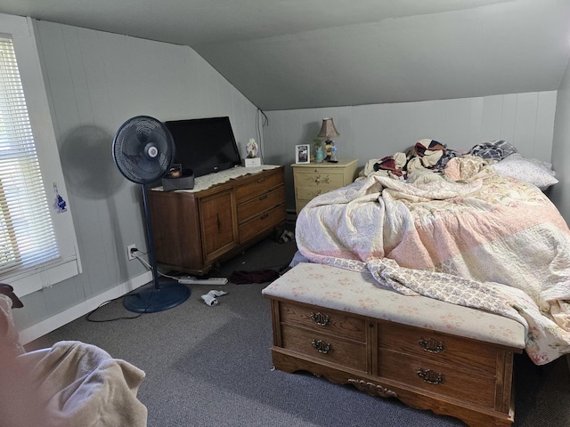 24758 S Tryon St, Channahon, IL 60410 - carpeted bedroom featuring vaulted ceiling