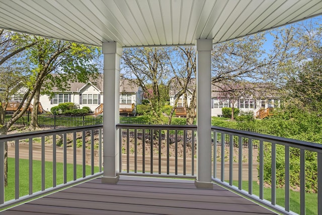 454 Kilkenny Ct Unit 454, Carol Stream, IL 60188 - deck with a residential view