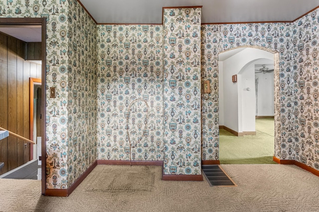 bathroom with baseboards and visible vents