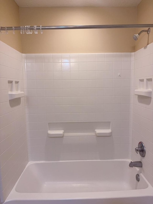 bathroom featuring bathtub / shower combination