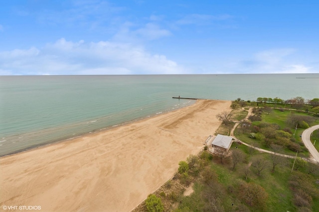 5733 N Sheridan Rd Unit 29D, Chicago, IL 60660 - water view featuring local beach