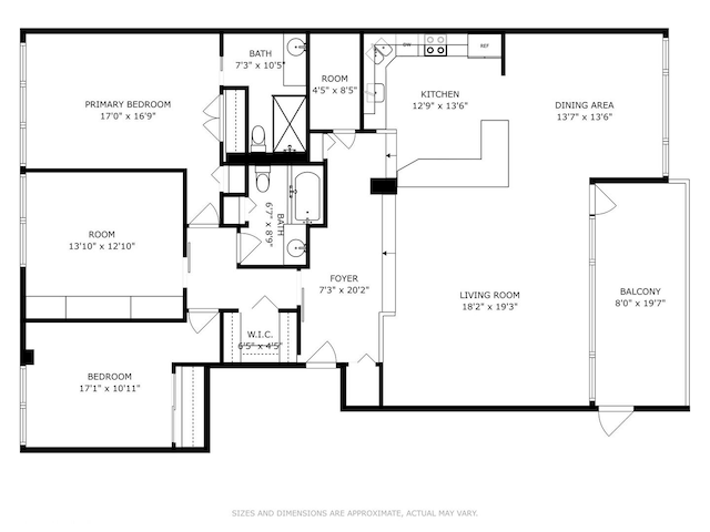 5733 N Sheridan Rd Unit 29D, Chicago, IL 60660 - property floor plan