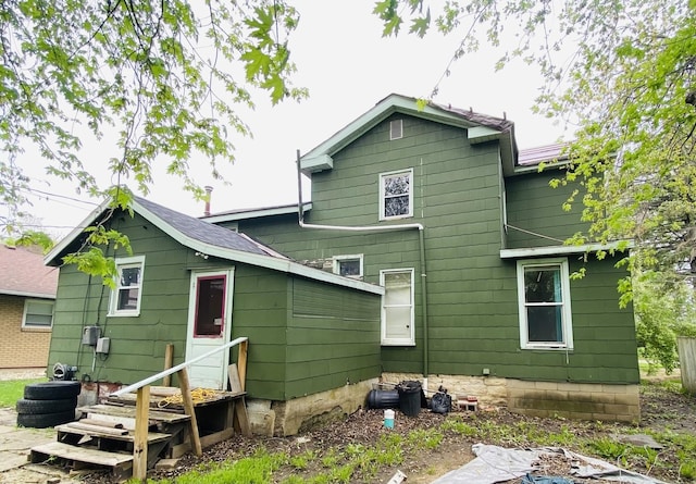 view of rear view of house