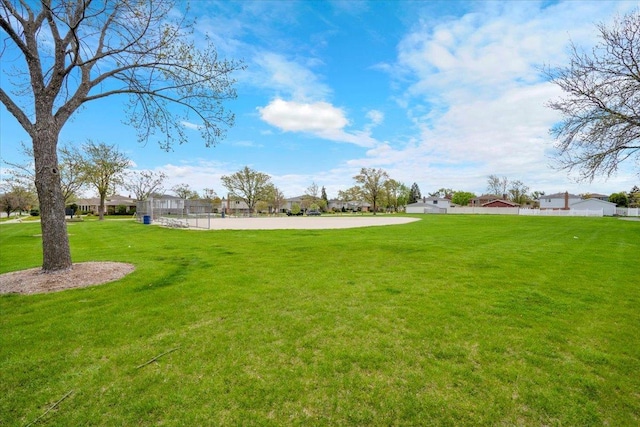 8440 163rd St, Tinley Park, IL 60487 - view of yard with fence and a residential view