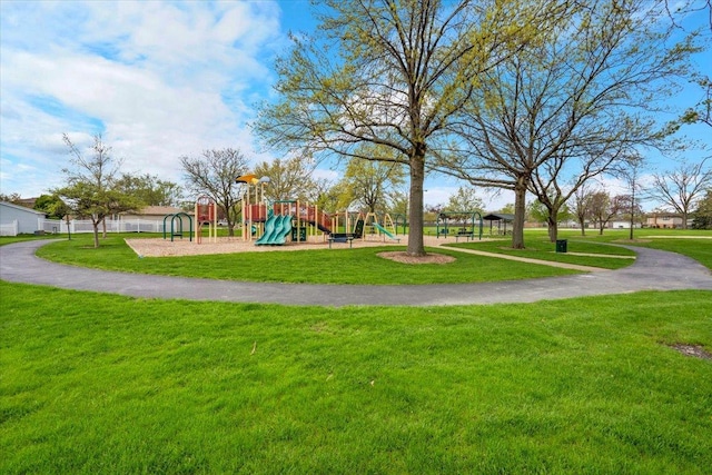 8440 163rd St, Tinley Park, IL 60487 - community playground with a lawn