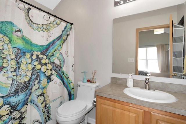 1372 Fox Hound Trl, Beecher, IL 60401 - bathroom featuring vanity, toilet, and ensuite bath