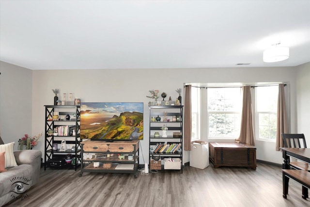 1372 Fox Hound Trl, Beecher, IL 60401 - living area with wood finished floors
