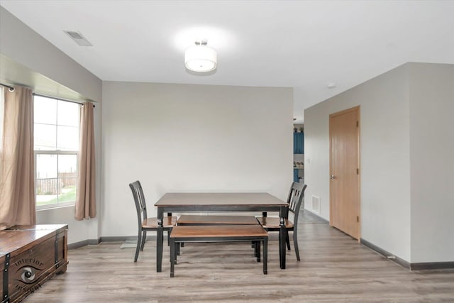 1372 Fox Hound Trl, Beecher, IL 60401 - dining area with light wood-type flooring and baseboards