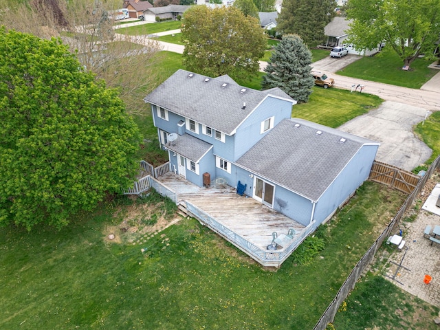 drone / aerial view