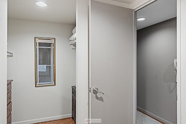 175 E Delaware Pl Unit 5019, Chicago, IL 60611 - hallway with recessed lighting and baseboards