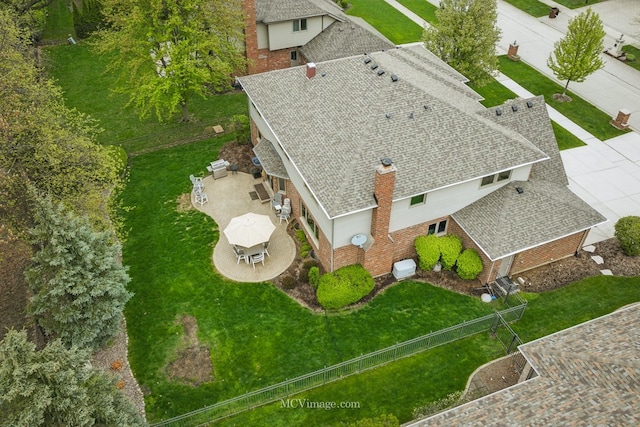 12652 Suffield Dr, Palos Park, IL 60464 - bird's eye view
