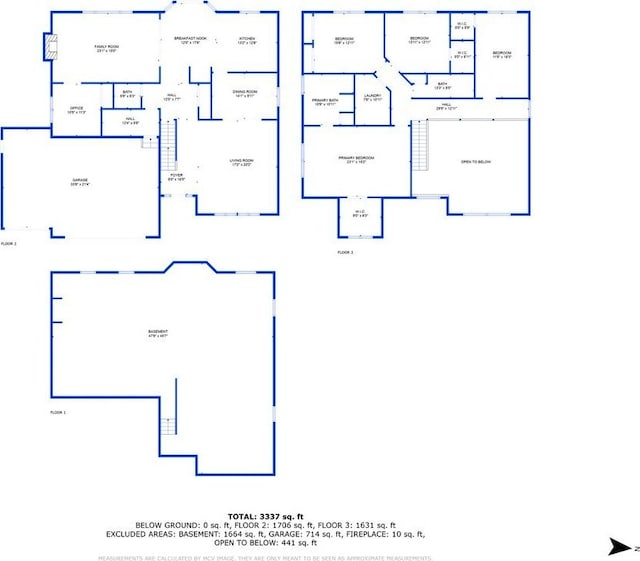12652 Suffield Dr, Palos Park, IL 60464 - plan