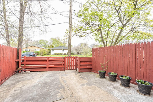 view of patio / terrace with fence private yard