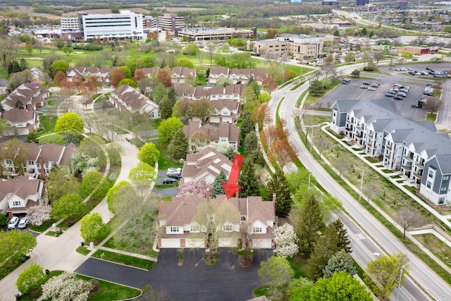 2218 Seaver Ln Unit 2218, Hoffman Estates, IL 60169 - bird's eye view featuring a residential view