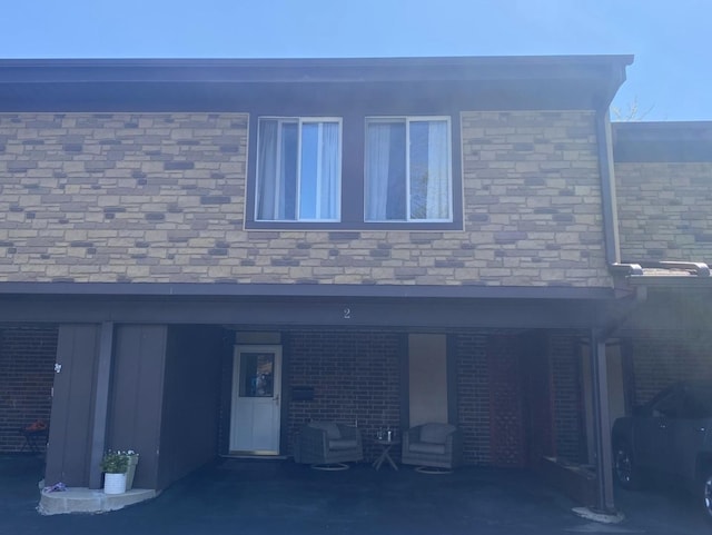 view of townhome / multi-family property
