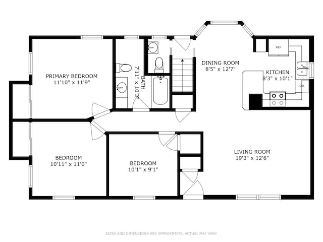 2818 Brentwood Dr, Racine, WI 53403 - property floor plan