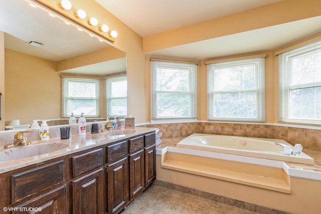325 Olin Ct, Algonquin, IL 60102 - full bath with double vanity and a bath