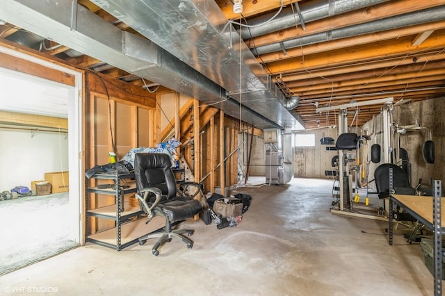 325 Olin Ct, Algonquin, IL 60102 - below grade area featuring heating unit