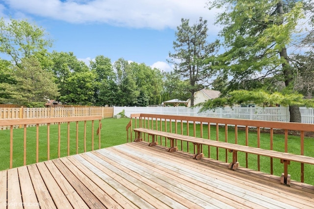 325 Olin Ct, Algonquin, IL 60102 - wooden terrace with view of scattered trees