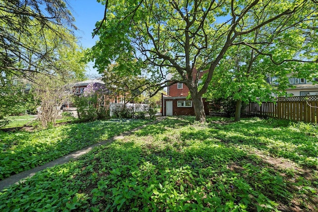 view of yard
