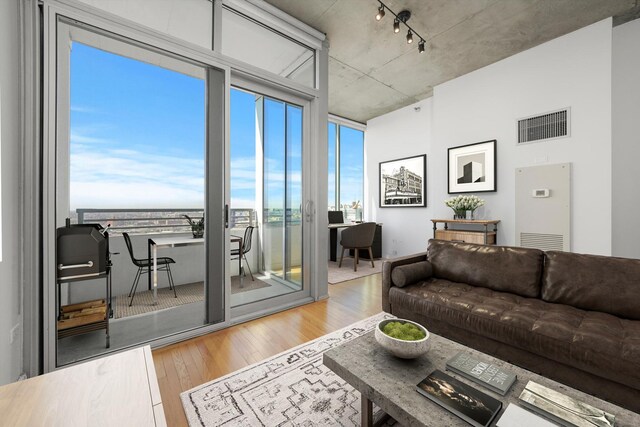 1720 S Michigan Ave Unit 2113, Chicago, IL 60616 - living area with wood finished floors