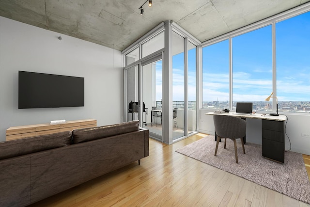 1720 S Michigan Ave Unit 2113, Chicago, IL 60616 - office area featuring wood finished floors