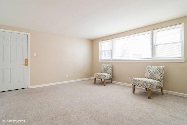 2642 N Harlem Ave Unit Gw, Elmwood Park, IL 60707 - living area with carpet floors and baseboards