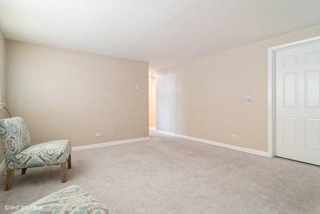 2642 N Harlem Ave Unit Gw, Elmwood Park, IL 60707 - sitting room featuring carpet floors and baseboards