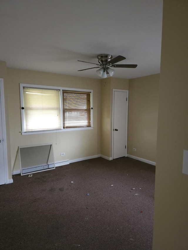656 E 160th Pl, South Holland, IL 60473 - empty room with carpet floors, ceiling fan, and baseboards