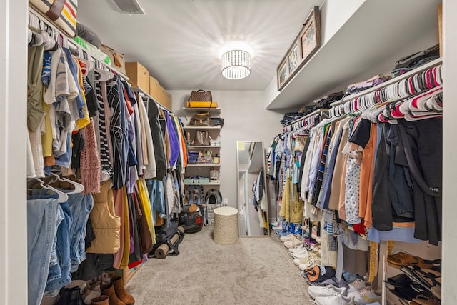711 W Benham St, Kirkland, IL 60146 - walk in closet with carpet flooring and a chandelier
